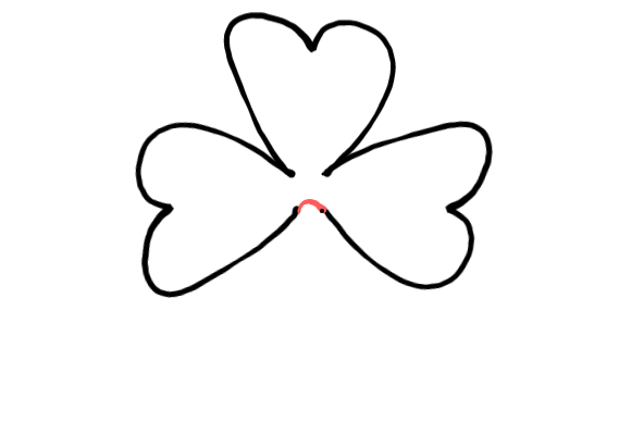  how to draw step by step shamrock drawing easy  - EasystepDrawing