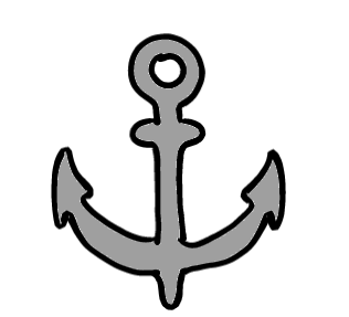 easy step by step anchor drawing - EasystepDrawing