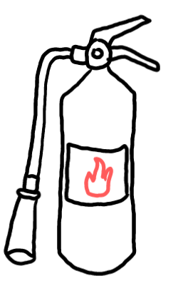  how to draw step by step fireextinguisher drawing easy  - EasystepDrawing