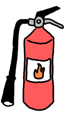 easy step by step fireextinguisher drawing - EasystepDrawing