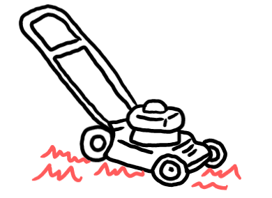  how to draw step by step lawnmower drawing easy  - EasystepDrawing