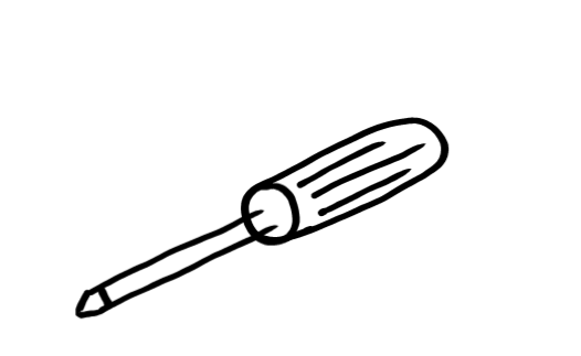  how to draw step by step screwdriver drawing easy  - EasystepDrawing