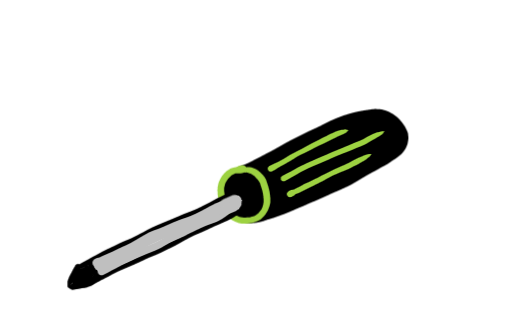 easy step by step screwdriver drawing - EasystepDrawing