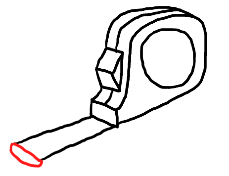  how to draw step by step tapemeasurer drawing easy  - EasystepDrawing