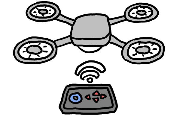 easy step by step drone drawing - EasystepDrawing