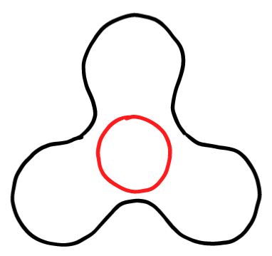  how to draw step by step fidgetspinner drawing easy  - EasystepDrawing