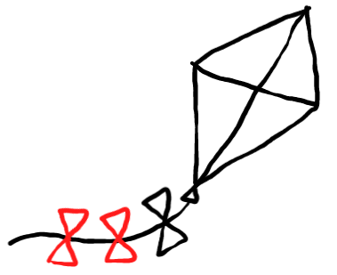  how to draw step by step kite drawing easy  - EasystepDrawing