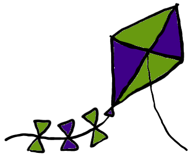 easy step by step kite drawing - EasystepDrawing