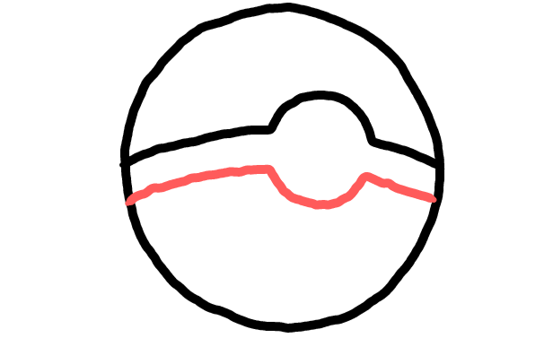  how to draw step by step pokeball drawing easy  - EasystepDrawing