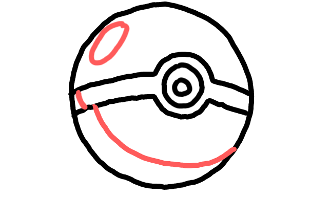  how to draw step by step pokeball drawing easy  - EasystepDrawing