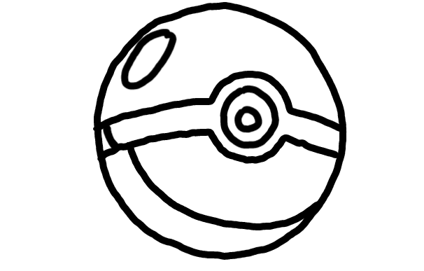  how to draw step by step pokeball drawing easy  - EasystepDrawing