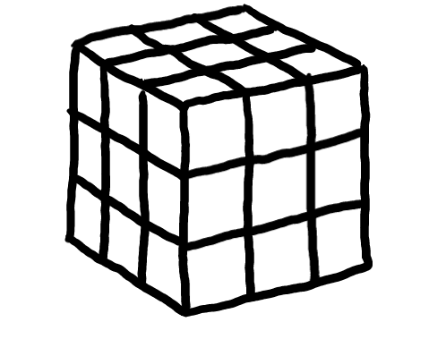  how to draw step by step rubixcube drawing easy  - EasystepDrawing