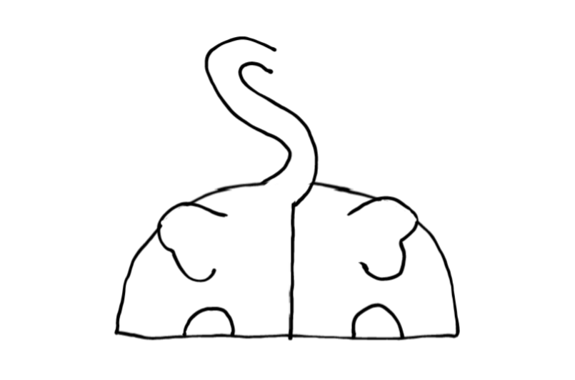  how to draw step by step elephantvalentine drawing easy  - EasystepDrawing