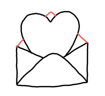  how to draw step by step valentine drawing easy  - EasystepDrawing