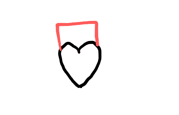  how to draw Valentine Monster in easy steps - step number : 2 - Easy Step Drawing