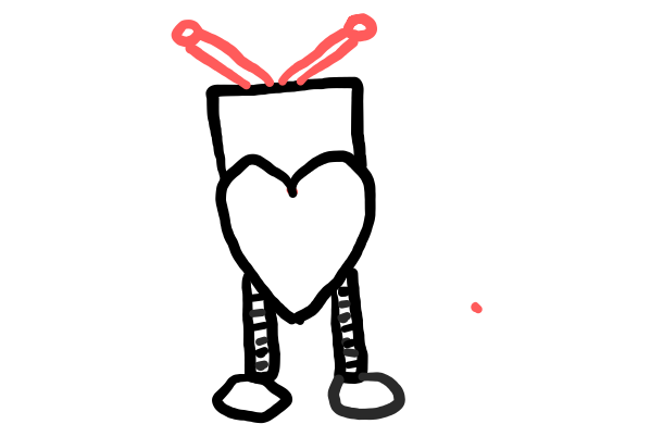  how to draw Valentine Monster in easy steps - step number : 6 - Easy Step Drawing