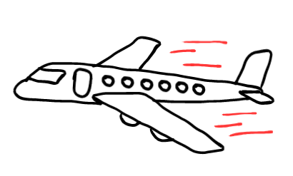  how to draw step by step airplane drawing easy  - EasystepDrawing