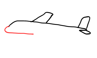  how to draw step by step airplane drawing easy  - EasystepDrawing