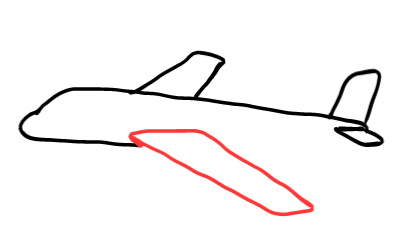  how to draw step by step airplane drawing easy  - EasystepDrawing