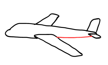  how to draw step by step airplane drawing easy  - EasystepDrawing