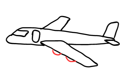  how to draw step by step airplane drawing easy  - EasystepDrawing