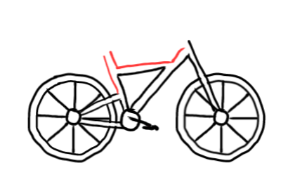  how to draw step by step bike drawing easy  - EasystepDrawing