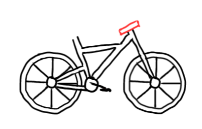  how to draw step by step bike drawing easy  - EasystepDrawing