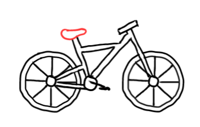  how to draw step by step bike drawing easy  - EasystepDrawing