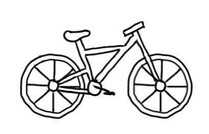  how to draw step by step bike drawing easy  - EasystepDrawing