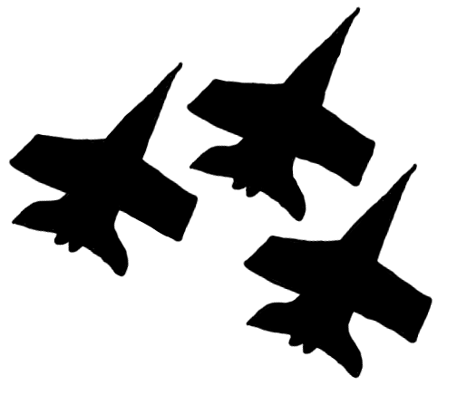 easy step by step fighterjets drawing - EasystepDrawing