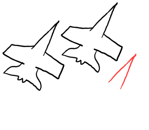  how to draw step by step fighterjets drawing easy  - EasystepDrawing