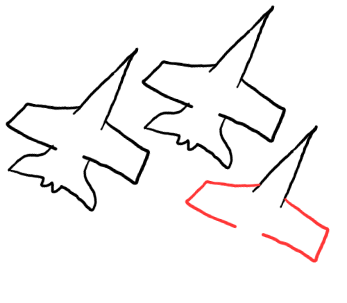  how to draw step by step fighterjets drawing easy  - EasystepDrawing