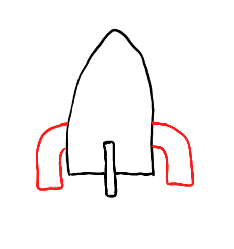  how to draw step by step rocketship drawing easy  - EasystepDrawing