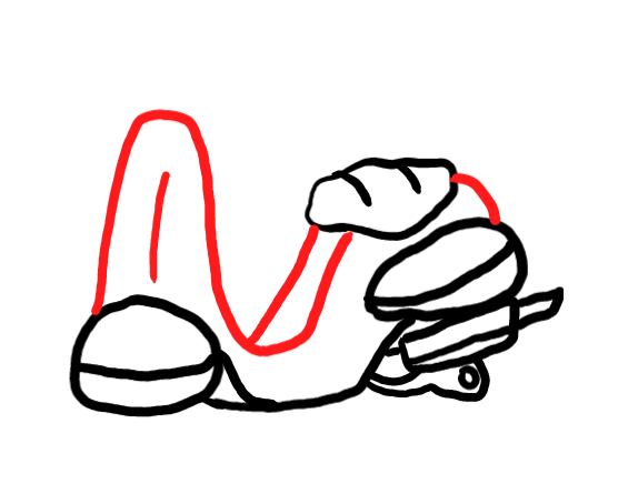  how to draw step by step scooter drawing easy  - EasystepDrawing