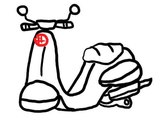  how to draw step by step scooter drawing easy  - EasystepDrawing