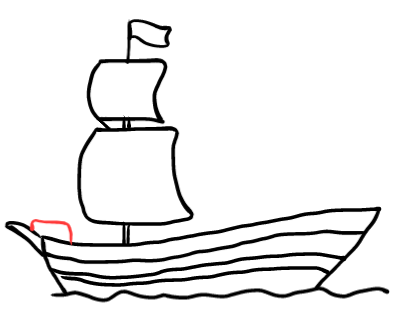  how to draw step by step ship drawing easy  - EasystepDrawing