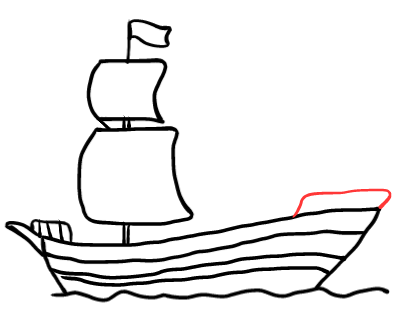  how to draw step by step ship drawing easy  - EasystepDrawing