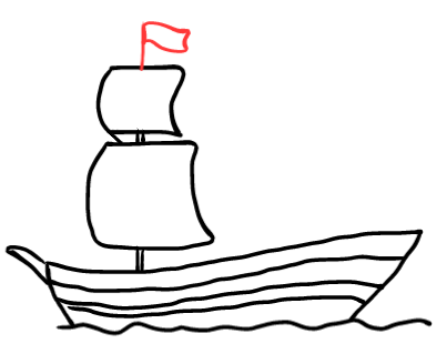  how to draw step by step ship drawing easy  - EasystepDrawing