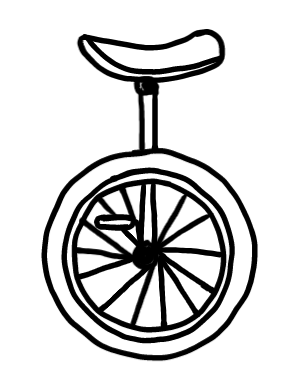  how to draw step by step unicycle drawing easy  - EasystepDrawing